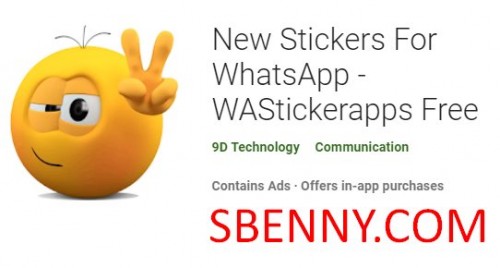 New Stickers For WhatsApp - WAStickerapps Free MOD APK