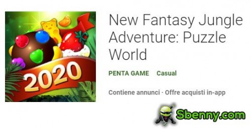 New Fantasy Jungle Adventure: Puzzle World MOD APK