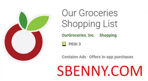 Our Groceries Shopping List MOD APK