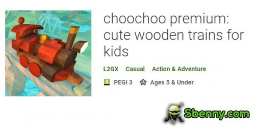 choochoo premium: cute wooden trains for kids APK