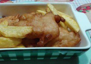Fish and chips, the most authentic British street food