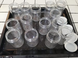 Sterilized jars