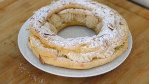Paris Brest, recipe for French cake with hazelnut cream