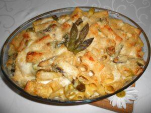 Asperges en taleggio gebakken pasta, een delicate rel van smaken