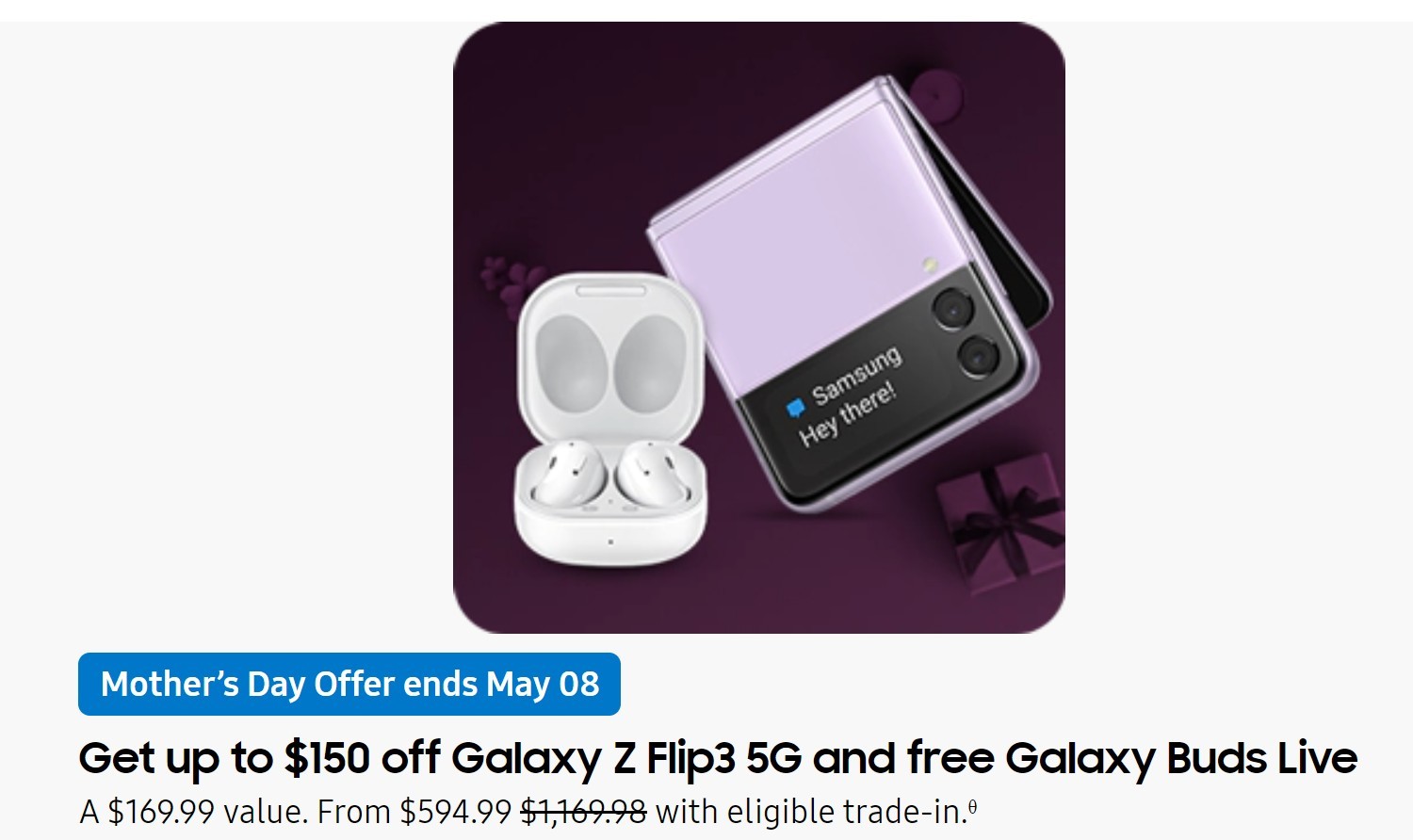 Samsung USA Mother's Day offers include free memory upgrades, Galaxy Buds, and Watches