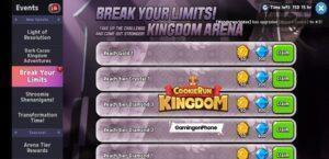 Cookie Run: Kingdom Break Your Limits eseménykalauz és tippek