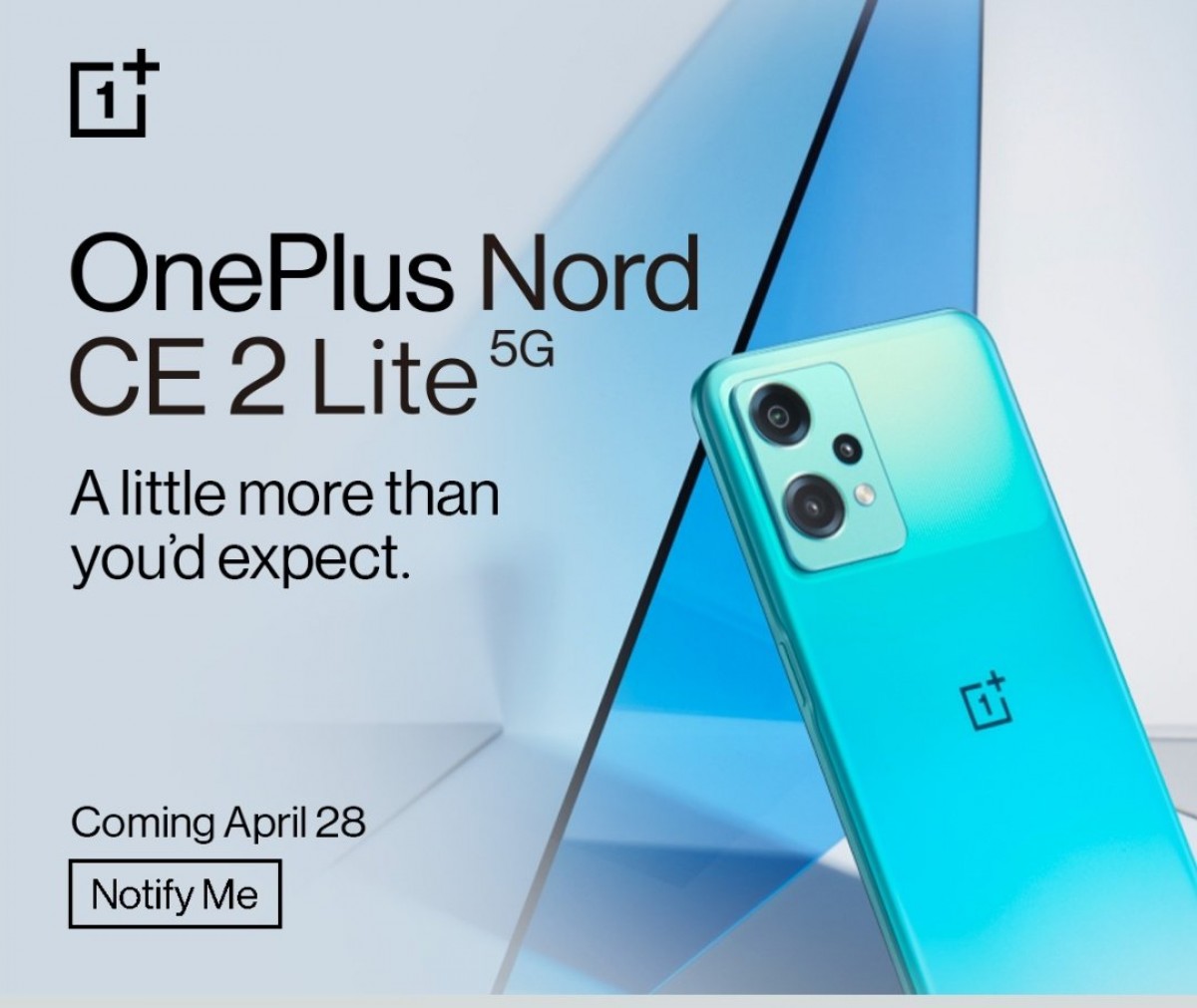 OnePlus Nord CE 2 Lite 5G поступит в продажу в Индии 28 апреля.