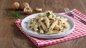 Pasta met ricotta en walnoten, een smakelijk recept met eenvoudige ingrediënten