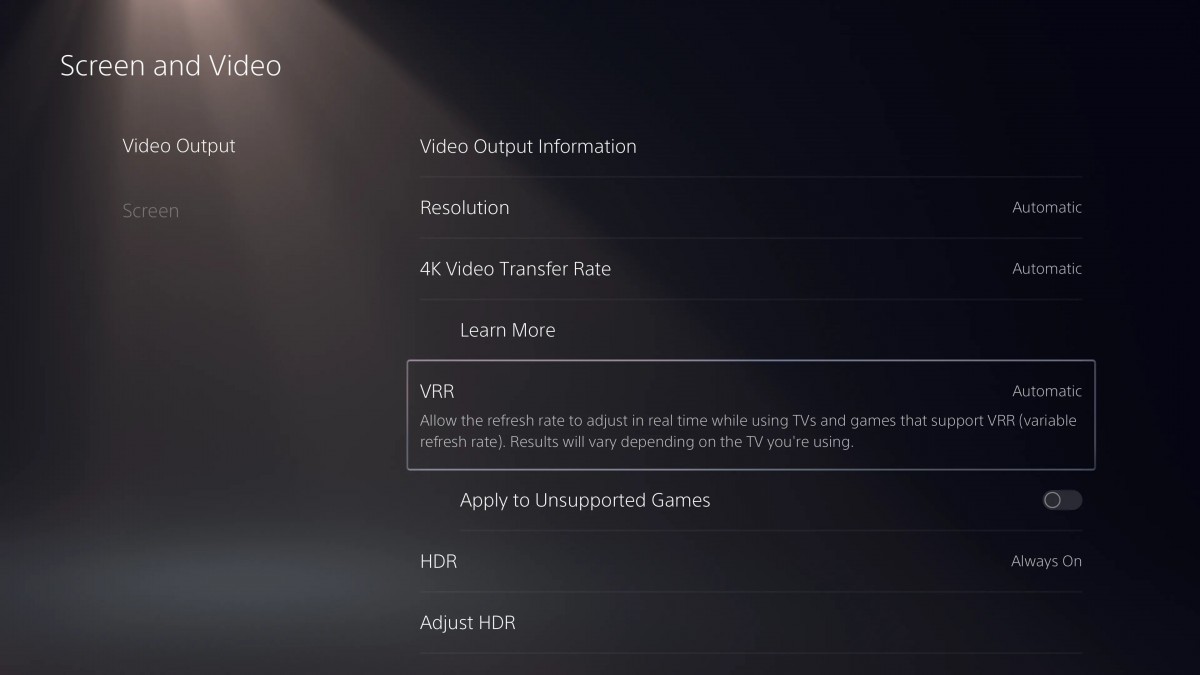 Sony PlayStation 5 gets support for variable refresh rate