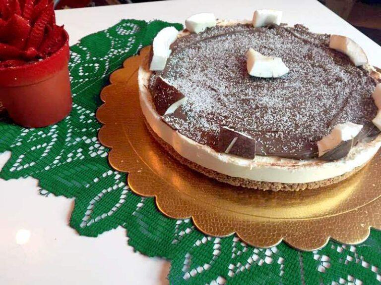 Cheesecake kiesaħ Nutella u coconut, riċetta mingħajr ħami
