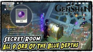 Genshin Impact: Kamar Rahasia lan Orb saka Blue Depths World Quest Guide