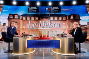 Macron won het debat, maar Le Pen toonde het nieuwe gezicht van het populisme