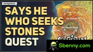 Genshin Impact: zegt degene die Stone World Quest Guide zoekt