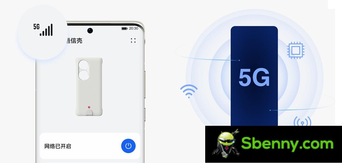 Huawei P50 Pro can achieve 5G connectivity via a special case with an eSIM