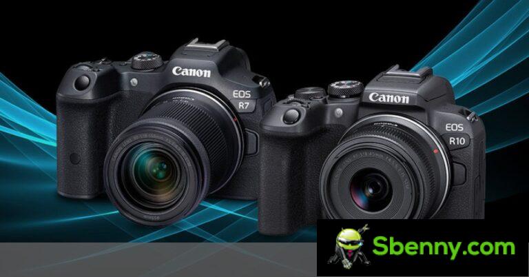 A Canon bemutatja az APS-C érzékelőkkel felszerelt EOS R7 és R10-et