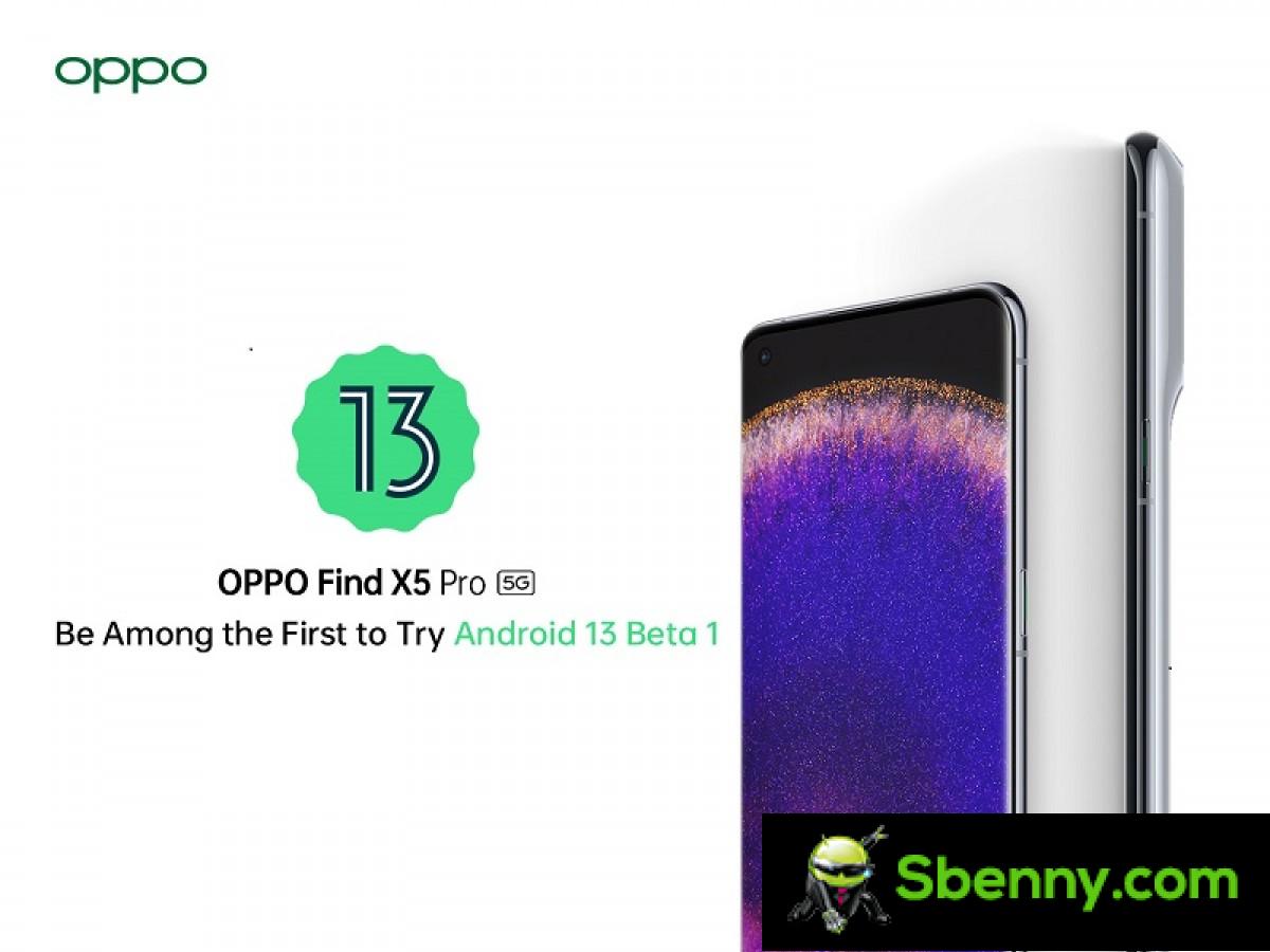 Android 13 Beta 1 is now available for download for Oppo Find X5 Pro and Realme GT2 Pro