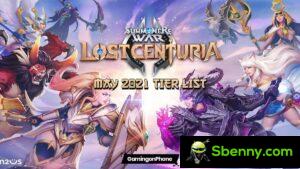 Summoners War: Lost Centuria Tier list на май 2022 г.