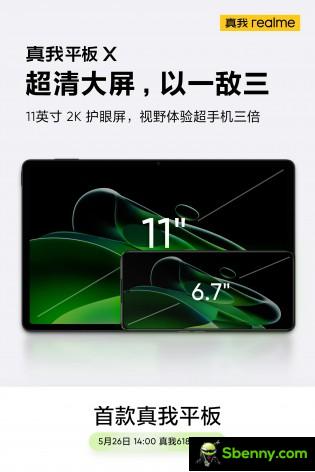 Realme Pad X will come with an 11 \