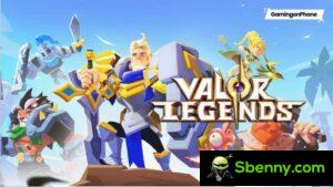 Список уровней Valor Legends: Hero of Eternity на май 2022 г.