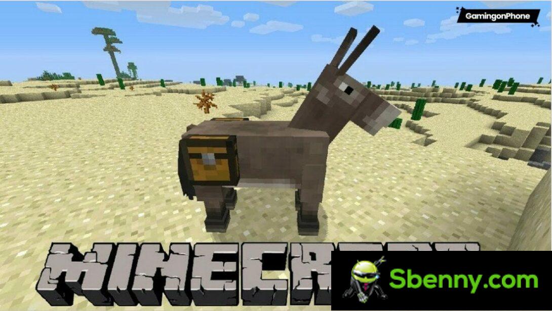 Minecraft guide: tips for taming a donkey in the game