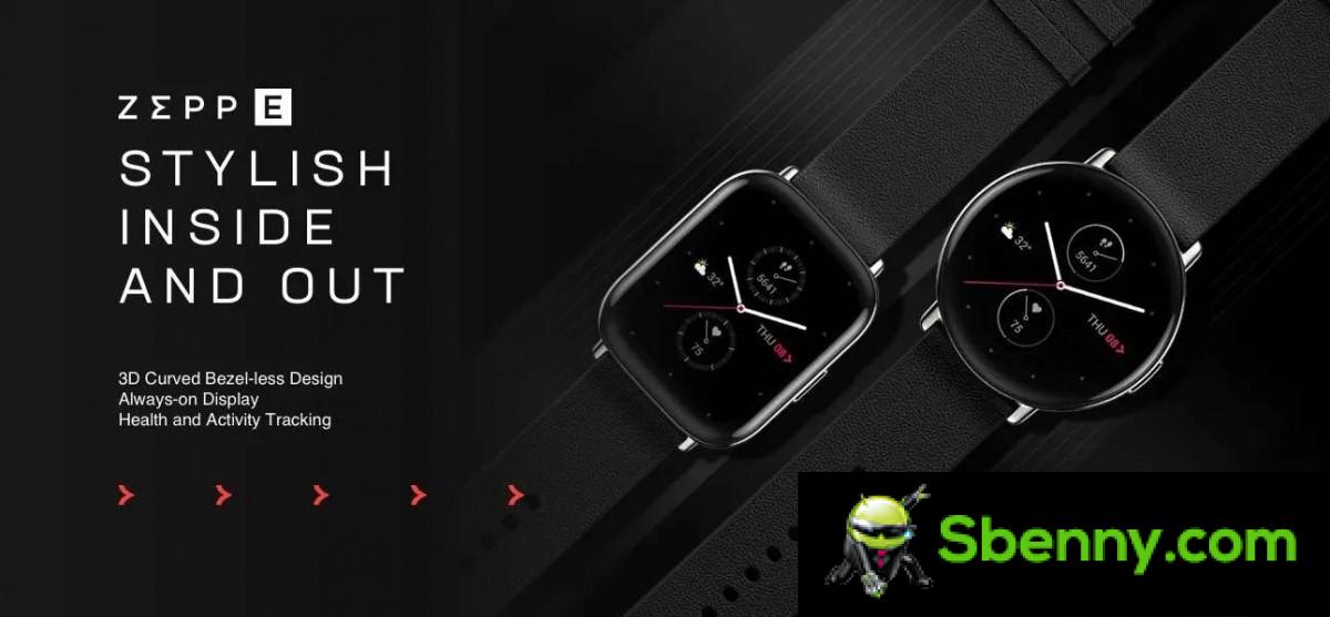 Amazfit's ZEPP E is both round and square, on sale now