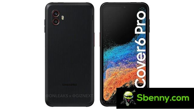 Galaxy XCover6 Pro rendering
