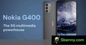 Nokia G400 und G100 Benutzerhandbücher werden auf der offiziellen Website angezeigt