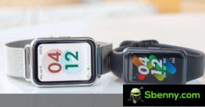 Huawei Watch Fit 2 et Band 7 pour l'examen