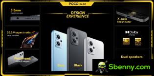 Main features of the Poco X4 GT