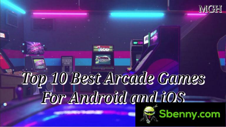 L-aqwa 10 logħob arcade għal Android u iOS
