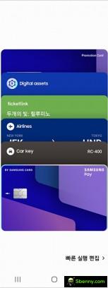 Samsung Pay interface