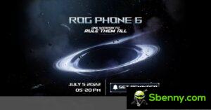 The India launch of the Asus ROG Phone 6 and ROG Phone 6 Pro is scheduled for July 5th