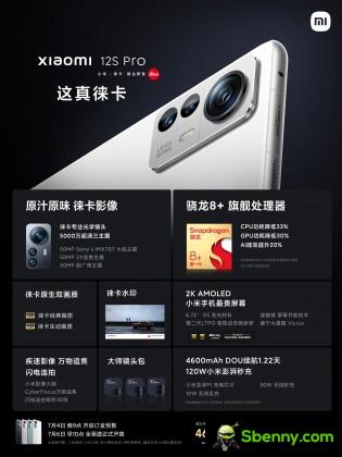 Xiaomi 12S Pro highlights e prezzi