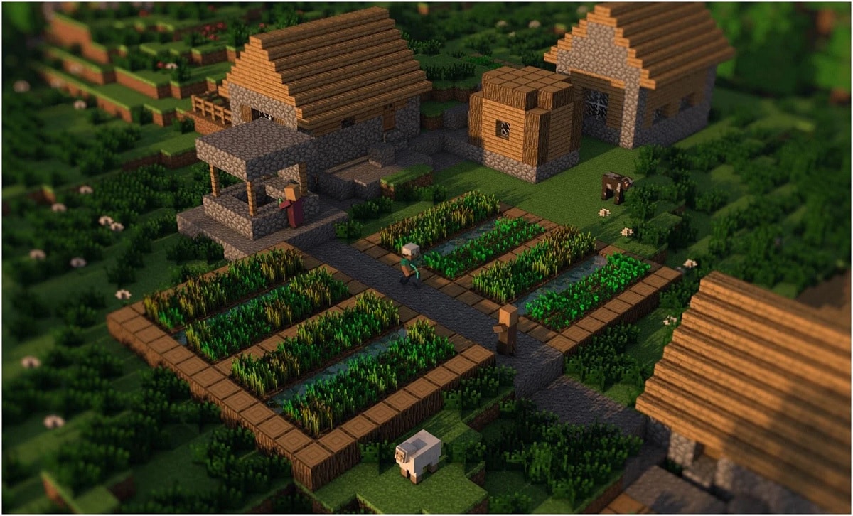 Villaggio a Minecraft