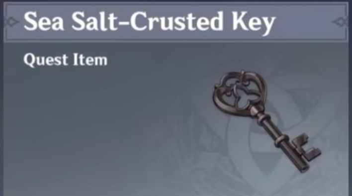 Sea salt crusted key