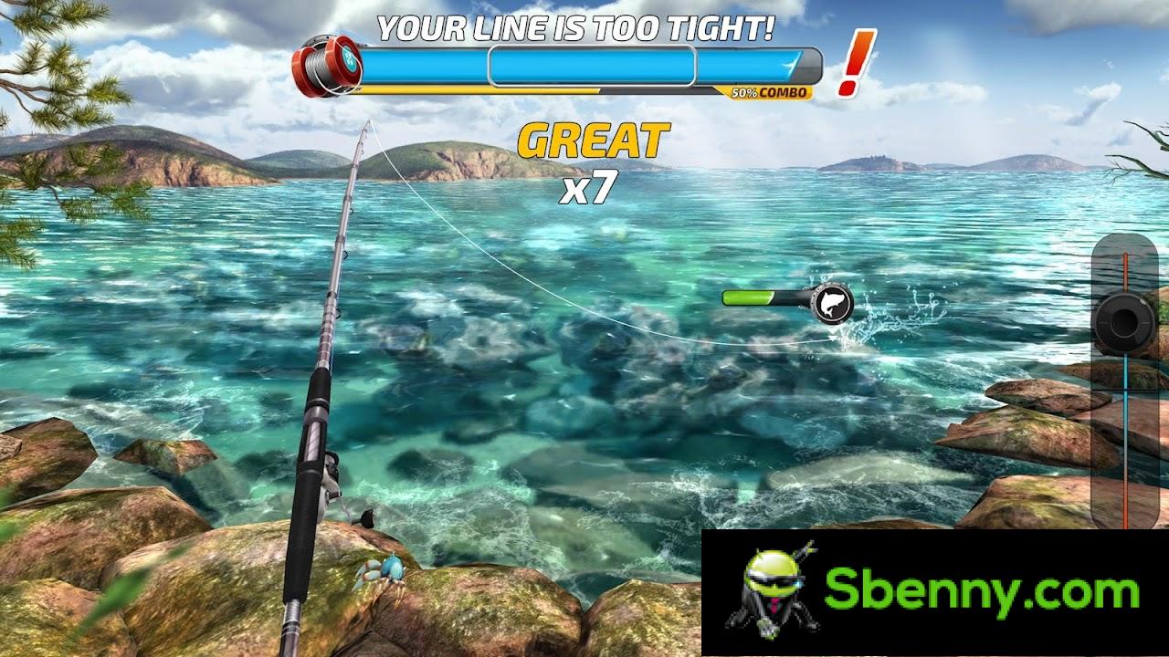 Different scenarios of Fishing Clash