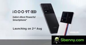 iQOO 9T will be launched on August 2nd in India