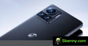 The Moto Edge X30 Pro design revealed in the official renderings