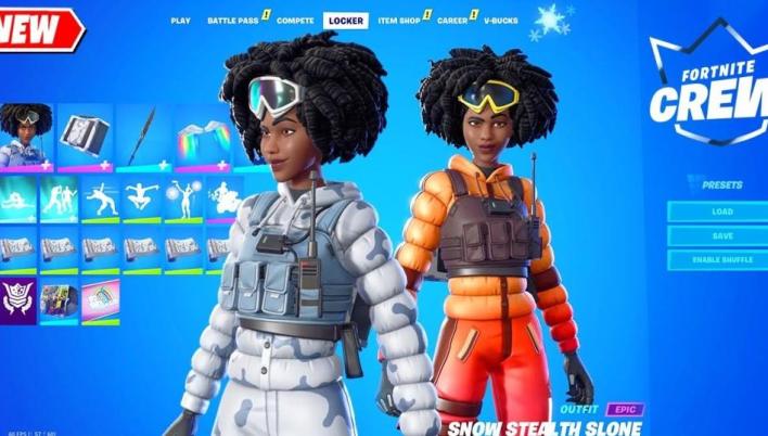 Snow-stealth-fortnite-équipage