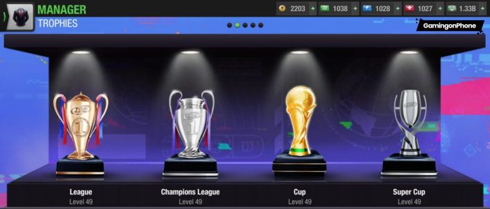 The best eleven trophies