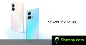 vivo Y77e annunciato con Dimensity 810 e batteria da 5,000 mAh