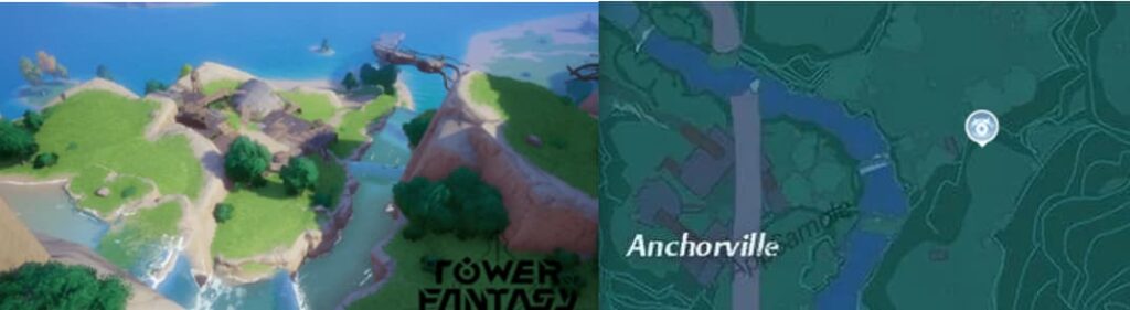 Points de vue de Tower of Fantasy Banges