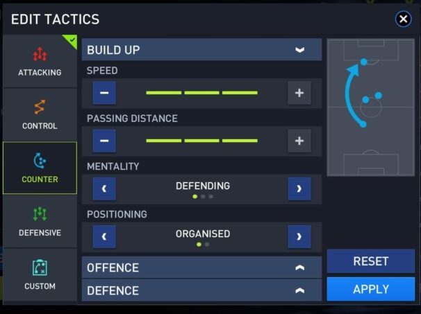 Modalità Counter-tactics-FIFA-Mobile-Manager