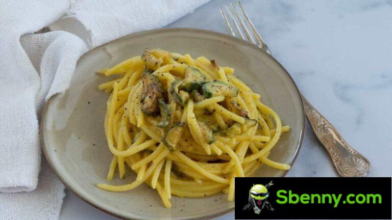 Zucchini carbonara: 4 ingredients for a quick and tasty recipe