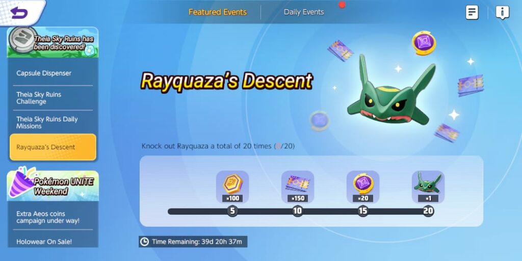 Pokémon Unite Tuxedo Style Venusaur holowear Rayqaza's Descent