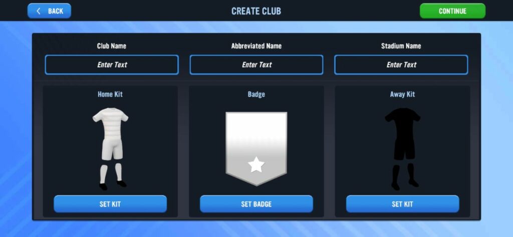 SM23 Create a Club