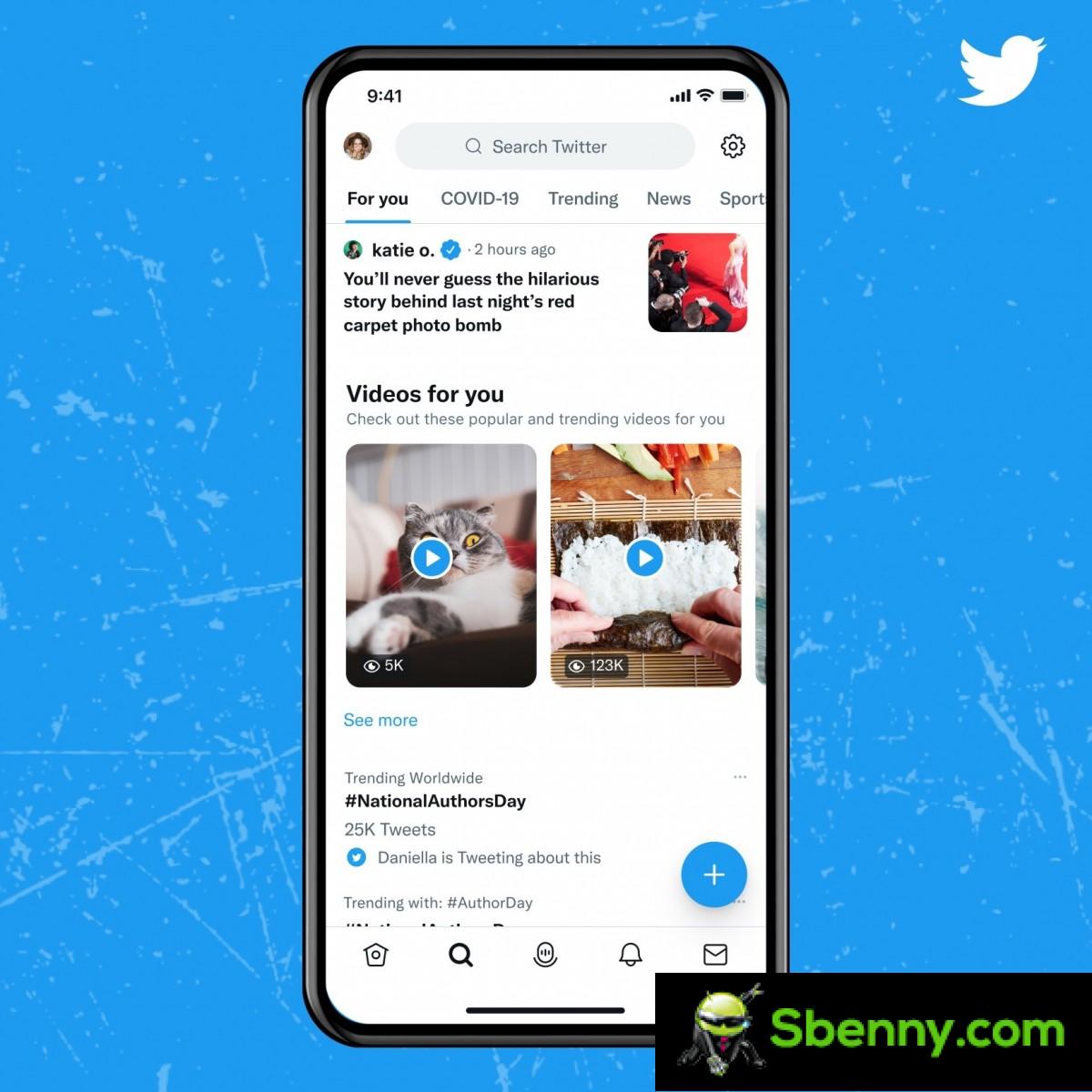 Twitter experiments with videos again, tests vertically scrolling videos