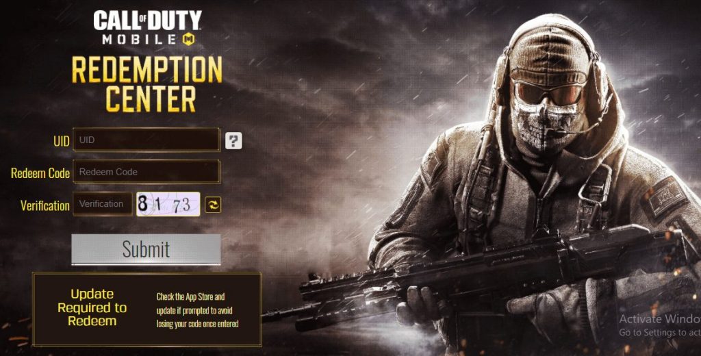 how to redeem Call of Duty mobile codes
