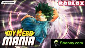 Roblox My Hero Mania free codes and how to redeem them (September 2022)
