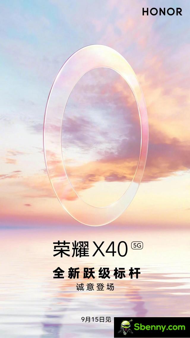 Il teaser dell'Honor X40